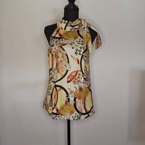 Forever 21 Vintage Style Halter Side-Tie Neck Blouse